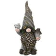 thumbnail image 2 of Northlight Gnome with Bird House Outdoor Garden Statue - 26.25", 2 of 9