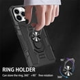 thumbnail image 6 of for Apple iPhone 14 Pro Max Case with Metal Ring Kickstand for Women & Men, Heavy-Duty Protection Shockproof Bumper Cover Case for Apple iPhone 14 Pro Max TY Black, 6 of 9