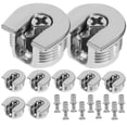 thumbnail image 1 of Miangastore 10 Pcs Connecteurs de Meubles Attaches de Meubles Verrouillage Écrou pour Armoire Commode, 1 of 8