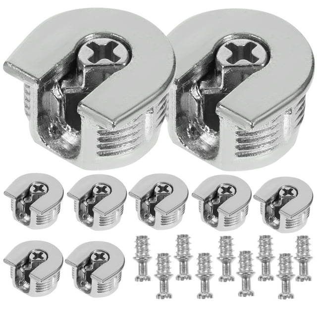 Miangastore 10 Pcs Connecteurs de Meubles Attaches de Meubles Verrouillage Écrou pour Armoire Commode