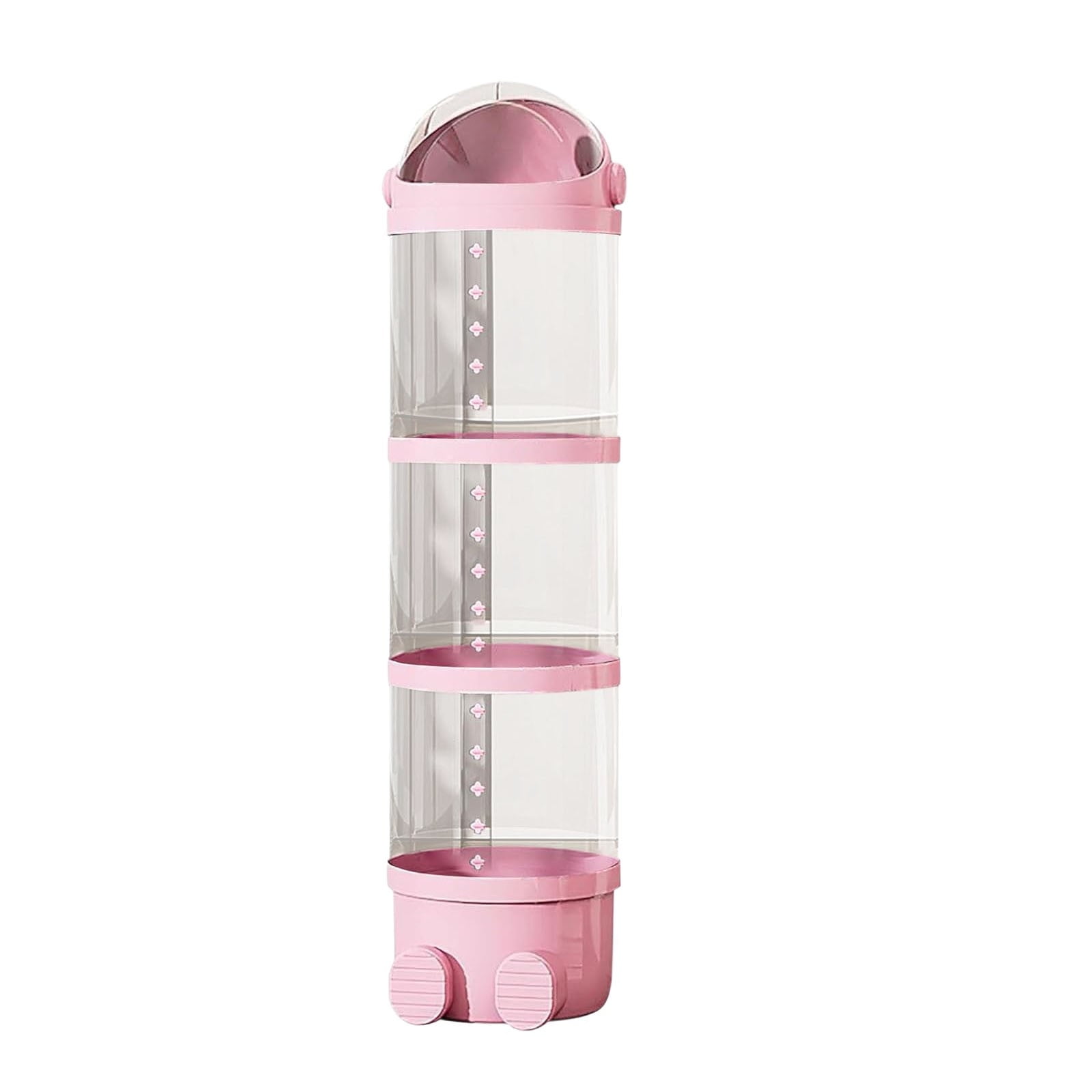 HOZVOMI Vertical Toy Storage Tube - Transparent Organizer for Kids' Stuffed Animals, Large Plushies Storage Bucket