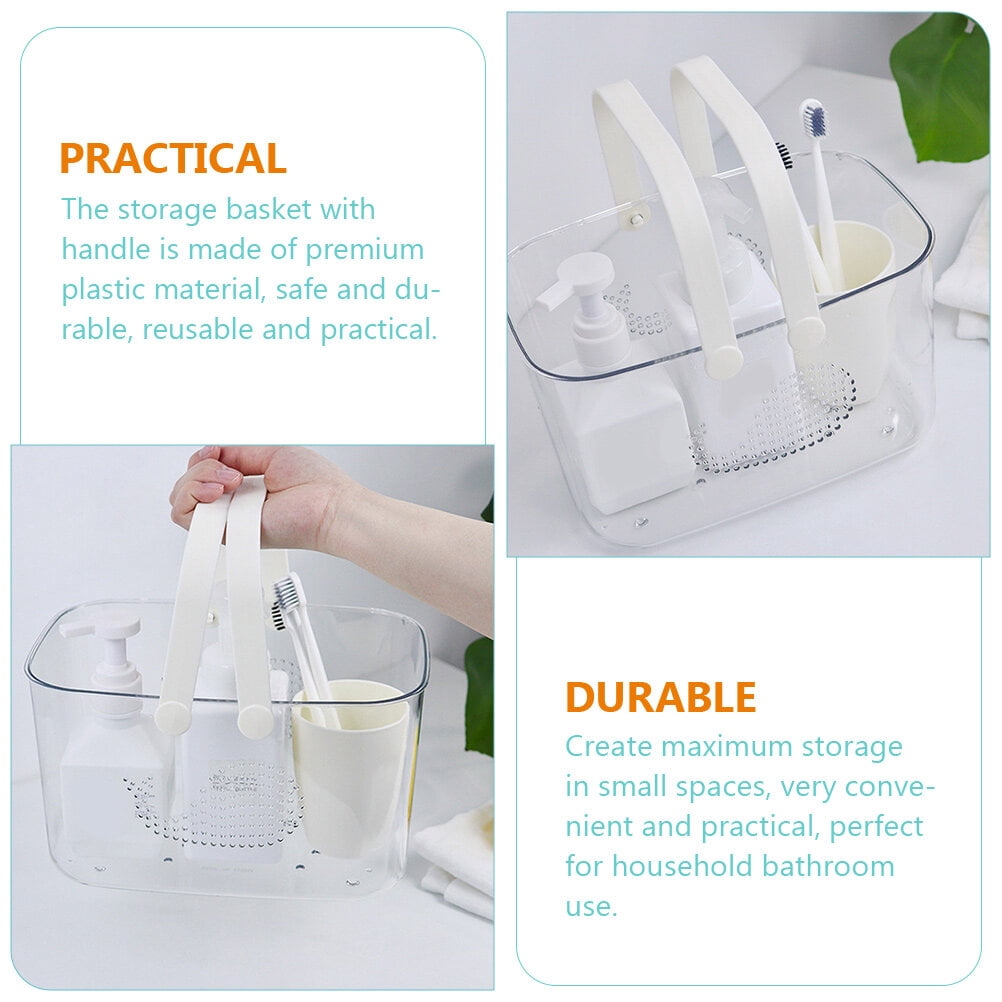 SKISUNO Bathroom Organizer Storage Basket Modern 1Pack