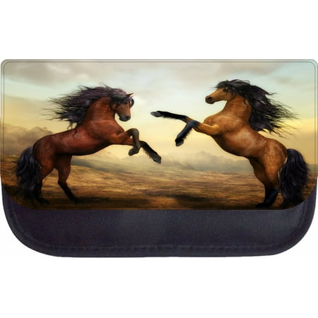 - Watercolor Prancing Galloping Horses Painting Print Design - 5