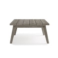 thumbnail image 5 of Santiago 43" Wide Contemporary Outdoor Coffee Table in Distressed Weathered Gray, 5 of 7