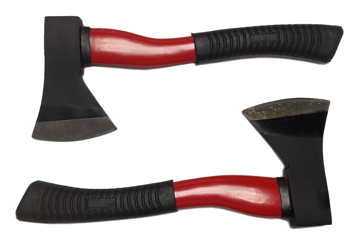EDMBG Multi Functional Drop Forged Camping Hatchets Set, Fiberglass & Steel, 14", 1.9lbs, 2 Count