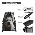 thumbnail image 4 of Rateoe Dog Wrapped in Towel 1 Pattern Durable Student Backpack Laptop Bag- Ergonomic Design, Waterproof Twill Fabric - Ideal for School, Travel, and Outdoor Activities, 4 of 6