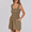 Coffee, variant on Women's Summer Casual Smocked Rompers Square Neck Sleeveless Loose Shorts Jumpsuit and Side Pockets 2026 Beach Vacation Outfits Black XXL