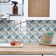 thumbnail image 5 of 1set 5pc self adhesive tile 3d sticker kitchen bathroom wall sticker decoration, 5 of 8