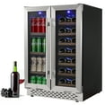 thumbnail image 3 of 40 Bottles Wine and Beverage Refrigerator, Quiet Fast Cooling Digital Temperature Control Wine Cooler Frigerator Wine Fridge, 3 of 9