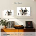 thumbnail image 3 of Elephant Stock Group Of House Pets Wall Art - Horizontal Multi Panel Canvas - Living Room Wall Decor - Animal Multi Panel - White And Gray Decor - 23" x 14", 3 of 4