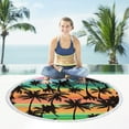 thumbnail image 4 of Large Beach Towel,Round Printed Microfiber Beach Towel Super Lightweight Colorful Bath Towel Sandproof Beach Blanket, Multi-Purpose Towel for Travel Swimming Pool, Beach Towels for Adults(A,61X61in), 4 of 6