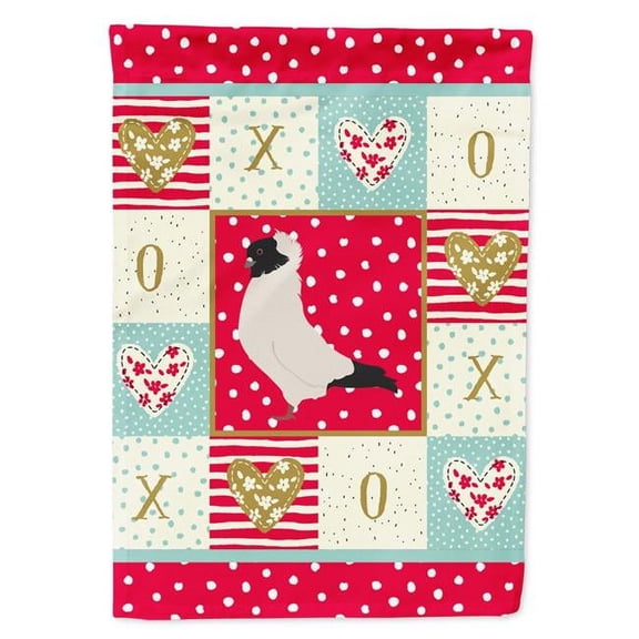 Nun Pigeon Love Flag Canvas House Size