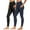Navy, variant on Kmdttou 2PCS Women Workout Out Pocket Leggings Fitness Sports Running Yoga Athletic Pants