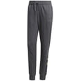 thumbnail image 4 of adidas womens Essentials Linear Pants - Dark Grey/Signal Green - Large, 4 of 5