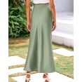 thumbnail image 4 of BTFBM Womens Spring Skirts Business Casual Clothes High Waisted Cocktail Party Wedding Guest Mermaid Maxi Skirt, 4 of 10