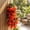 400#Orange, variant on Multicolor Artificial Bougainvillea Hanging Flower Vine, Lifelike Bloom Reusable Flexible Drapeable Low Maintenance Floral, Balcony Wall Accent for Halloween Wedding Romantic Interior Styling