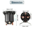 thumbnail image 7 of Unique Bargains Starter Solenoid Switch Relay Intermittent Duty Cycle 12 Volt DC Contactor 634-1261-212 3 Terminals, 7 of 7