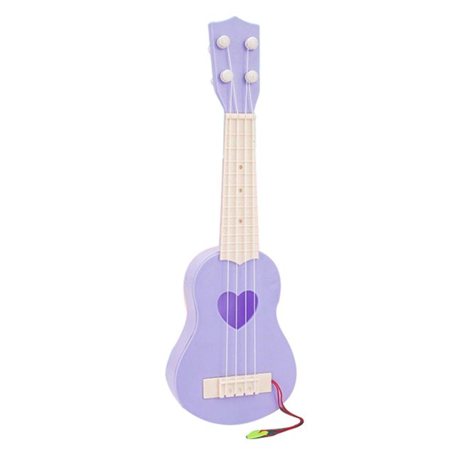 Instrumento De Simulación De Guitarra Ukelele Para Niños Con 4 Cuerdas Ajustables Mini Guitarra Para Mejorar La Habilidad De Los Niños Jugar Juguete Educativo Temprano Yuarrent FN007454-03