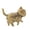 Aged Color, variant on 7829 Multiple Functional Metal Handle Featuring Cute Lucky Cats for Drawers Cabinets