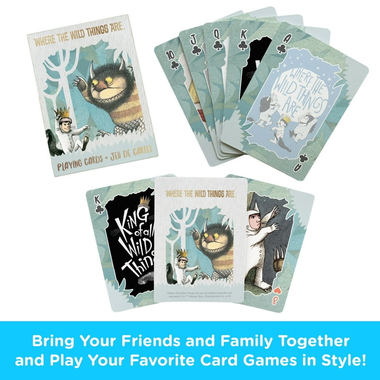 WHERE THE WILD THINGS ARE デッキ Where the Wild Things Are Playing Cards - Walmart.com