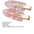 thumbnail image 7 of 2Pcs Korean Style Anti-slip Teeth Hair Clip Acrylic Flat Seamless Hair Barrette Hair Accessories, 7 of 7