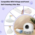 thumbnail image 3 of 120 Count 26" x 11.8" Cat Litter Box Liners for Fsitego and Fumoi Self Cleaning Litter Box, Extra Thick Heavy Duty Cat Litter Bags Replacement, 3-4 Gallons of Capacity, 3 of 6