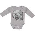 thumbnail image 3 of Inktastic Cute Manatee Family Boys or Girls Long Sleeve Baby Bodysuit, 3 of 5