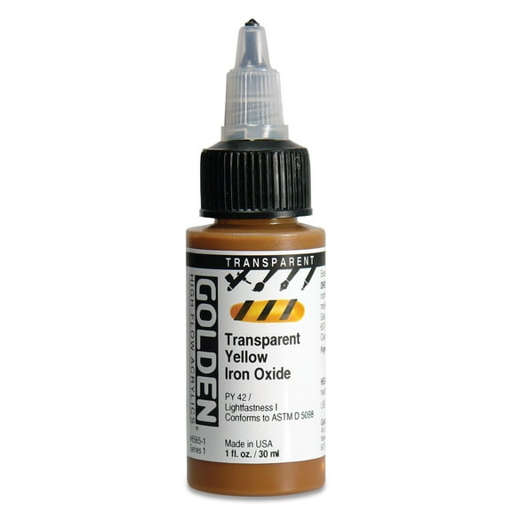 Golden� High Flow Acrylic, 1 oz., Transparent Yellow Iron Oxide