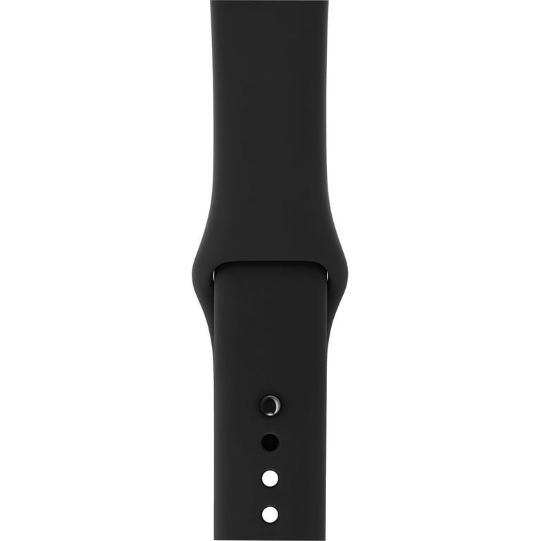 Restored Apple Watch Gen 3 Series 3 Cell 38mm Space Gray Aluminum Black Sport Band MTGH2LL A Refurbished