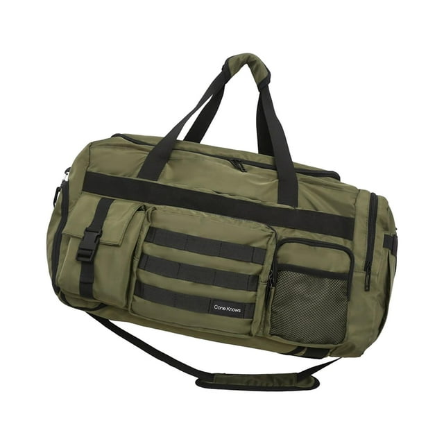 Bolsa de gimnasio deportiva, mochila de lona, ropa de moda, bolsa de viaje portátil, bolsa de viaje Verde
