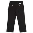 thumbnail image 2 of Buyless Fashion Boys Pants Flat Front Soft Cotton Casual Regular Fit Straight - 21S1824-BLK-14, 2 of 7