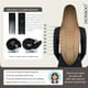 thumbnail image 5 of Extensiones de cabello Honsoo Clips Ins, cabello humano real gris de 15 pulgadas, 5 of 6