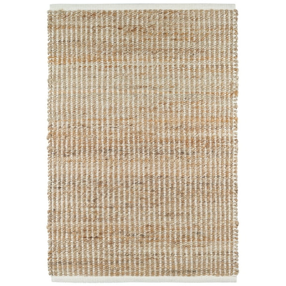 Dash & Albert Gridwork Handwoven Jute Rug, 9' x 12', Ivory