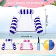 thumbnail image 4 of Juegos de Hamaca Inflable 4 en 1, Plegable Flotador Piscina con Bomba de Aire, Hamaca Flotante Piscina con Pelotas de Playa, Sillón Flotante para Piscina, 4 of 4