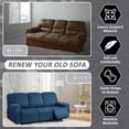 thumbnail image 4 of Funda para muebles: sofá reclinable ULTICOR de 3 plazas, color azul marino, 4 of 6