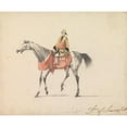 thumbnail image 3 of Peter Tillemans 24x20 Black Modern Framed Museum Art Print Titled - The Duke of Somerset on Horseback, 3 of 5