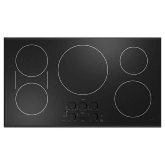 Café CHP90361TBB 36 inch Black 5 Burner Electric Built-In Cooktop