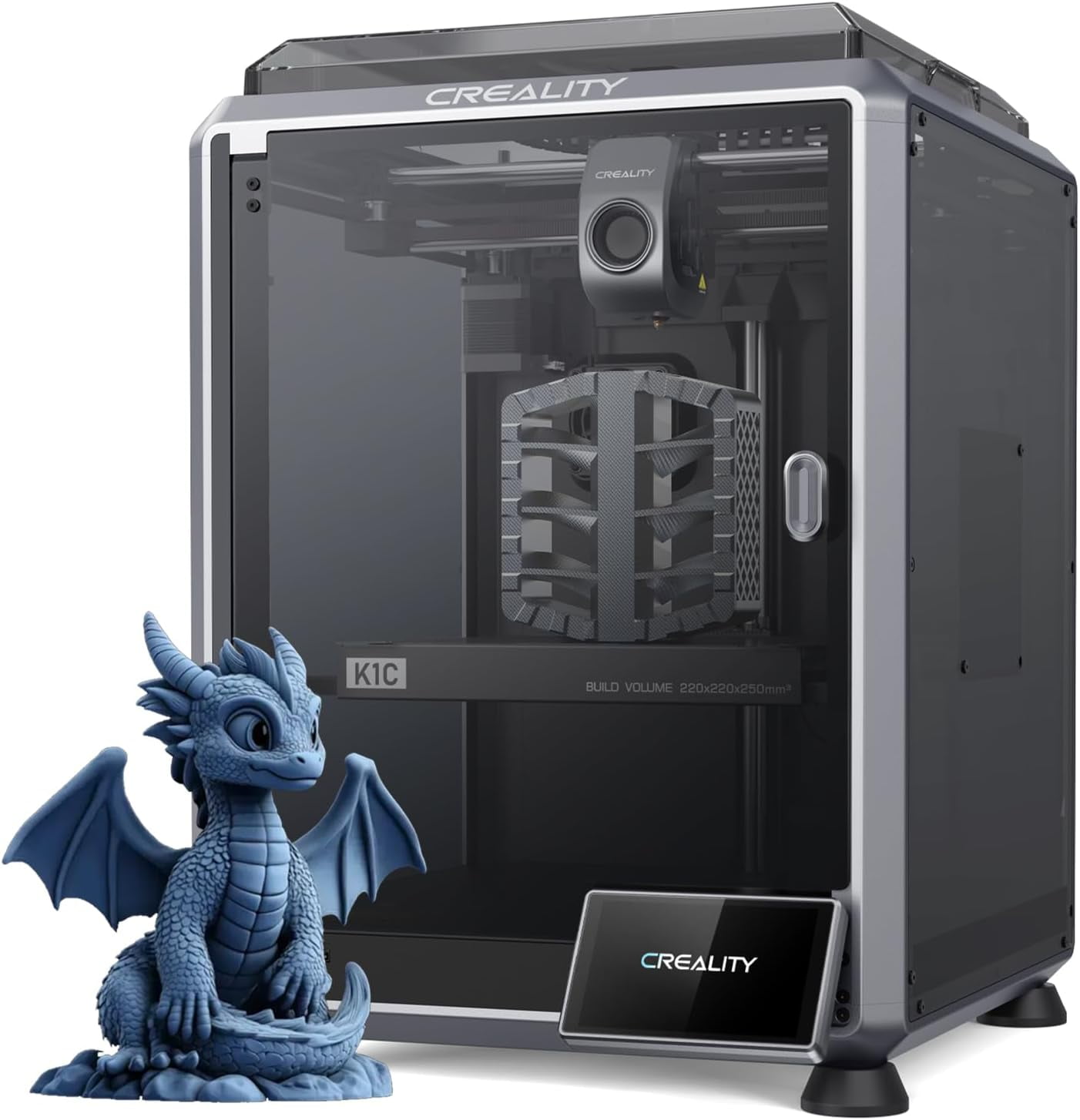 Creality K1C 3D Printer - 600mm/s Speed 220x220x250mm LiDAR AI