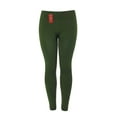 thumbnail image 1 of Gravity Threads Leggings en Polyester pour Femmes, Vert Olive, 1 of 1