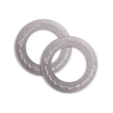 Mrs. Anderson’s Baking Individual Pie Crust Protector Shields, For Mini Pies and Pot Pies, 1 Set of 2 Pie Shields