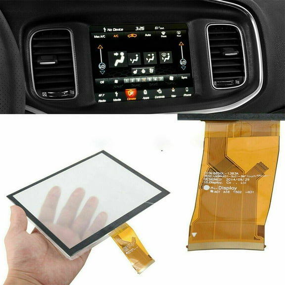 Touch Screen 8.4" Uconnect Radio Navigation 2017-21 For DODGE For RAM For CHRYSLER Touch-Screen Digitizer WITHOUT A LCD