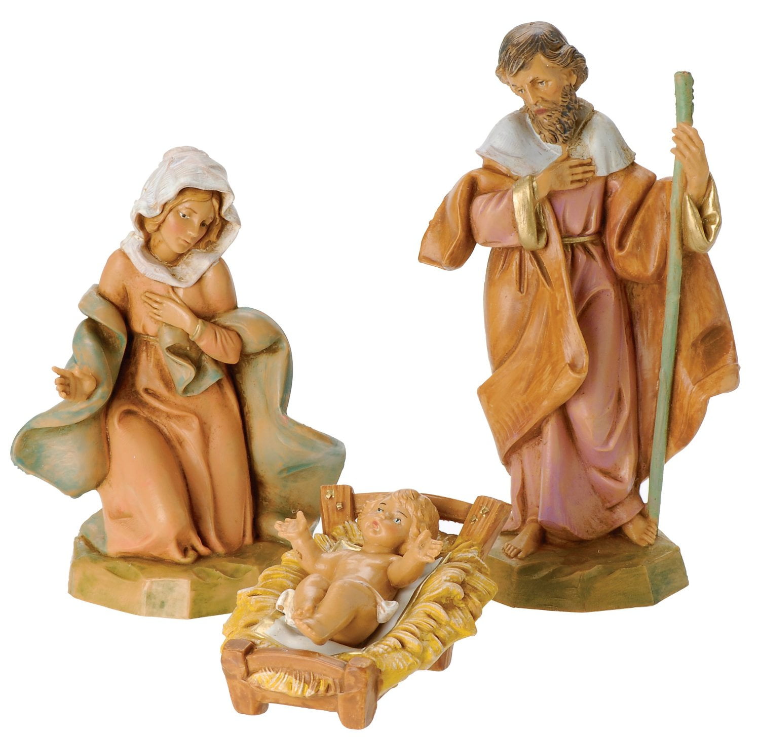 Fontanini by Roman Classic Holy Family Nativity Set, 3Piece, 5Inch