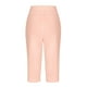 thumbnail image 5 of Pantalones deportivos casuales de yoga para mujer: pantalones elásticos de 3/4 con bolsillos, mezcla de algodón, tallas reales, tallas S-XXXL, 5 of 6