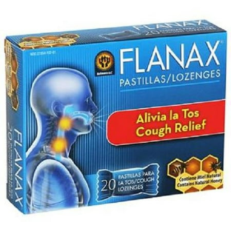 Product Of Flanax, Cough Relief - Honey, Count 1 - Cough Drops / Grab Varieties & Flavors
