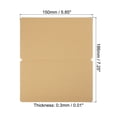 thumbnail image 2 of Unique Bargains Blank Greeting Cards,50pack Decor Foldable Card,Gold Tone Pearlescent Paper, 2 of 5