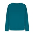 thumbnail image 3 of Lenago Sweatshirt for Women Fashion Casual Long Sleeve Round Neck Ladies Loose Sweatshirt Tops Blouse Fall Winter Outfits Clothes, 3 of 6