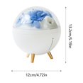 thumbnail image 3 of Meitianfacai Space Flower Humidifier Small Portable Color Mood Night Light Silent Two Speed Mist Humidification Skin Care Moisturizing Instrument Immortal Flower Timed Vaporisateur, Blue, 3 of 8