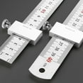 thumbnail image 3 of Corrosion Resistant Ruler Stops Measurement Block With Clear Scale For Easy Reading Perfect for Industrial Use Craft, 3 of 8