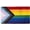 Pride Flag 3x5 Ft -Sewn Stripes, variant on Progressive Pride Rainbow Flag 3x5 feet - LGBT Gay, Transgender, Bisexual, Inclusive Flag, non fading for indoor and outdoor use