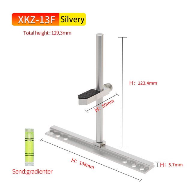 XKZ13F Aluminium Graphics Card Holder Fixed Fan Position Anti Deformation Adjustable Video Card Bracket 13F-SR
